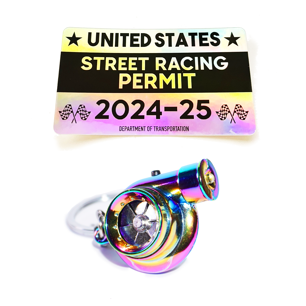 Turbo Keychain & Racing Permit Bundle – Exoticrubber